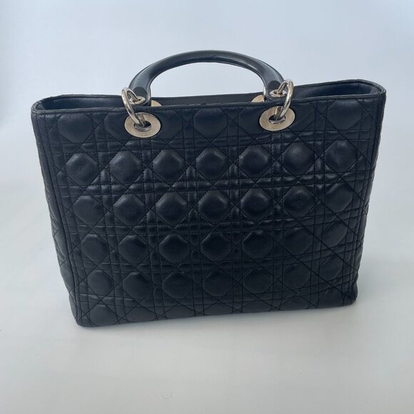 Dior | Lady Dior Cannage Large | Black | Preloved - Picture 4 of 15